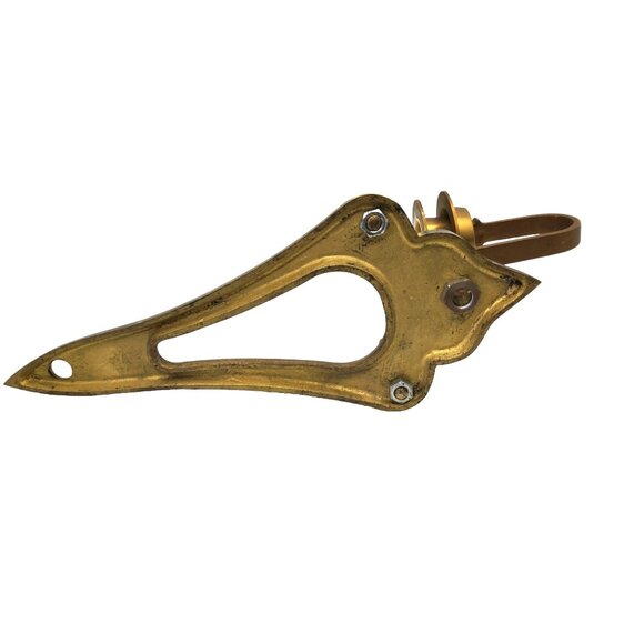 vintage solid brass wall mount candle sconce - Picture 9 of 9